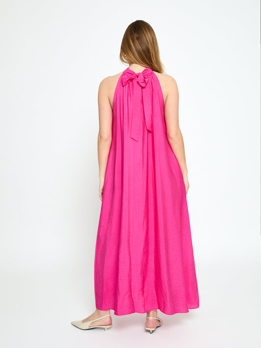 Opeya solid halterneck dress
