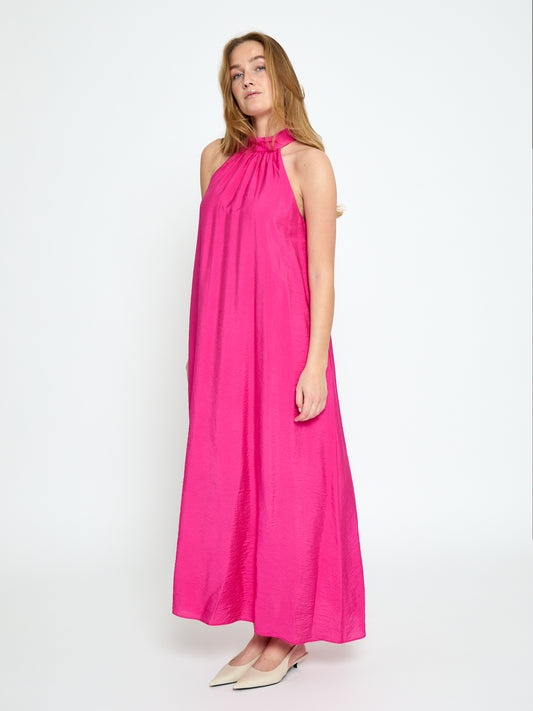 Opeya solid halterneck dress
