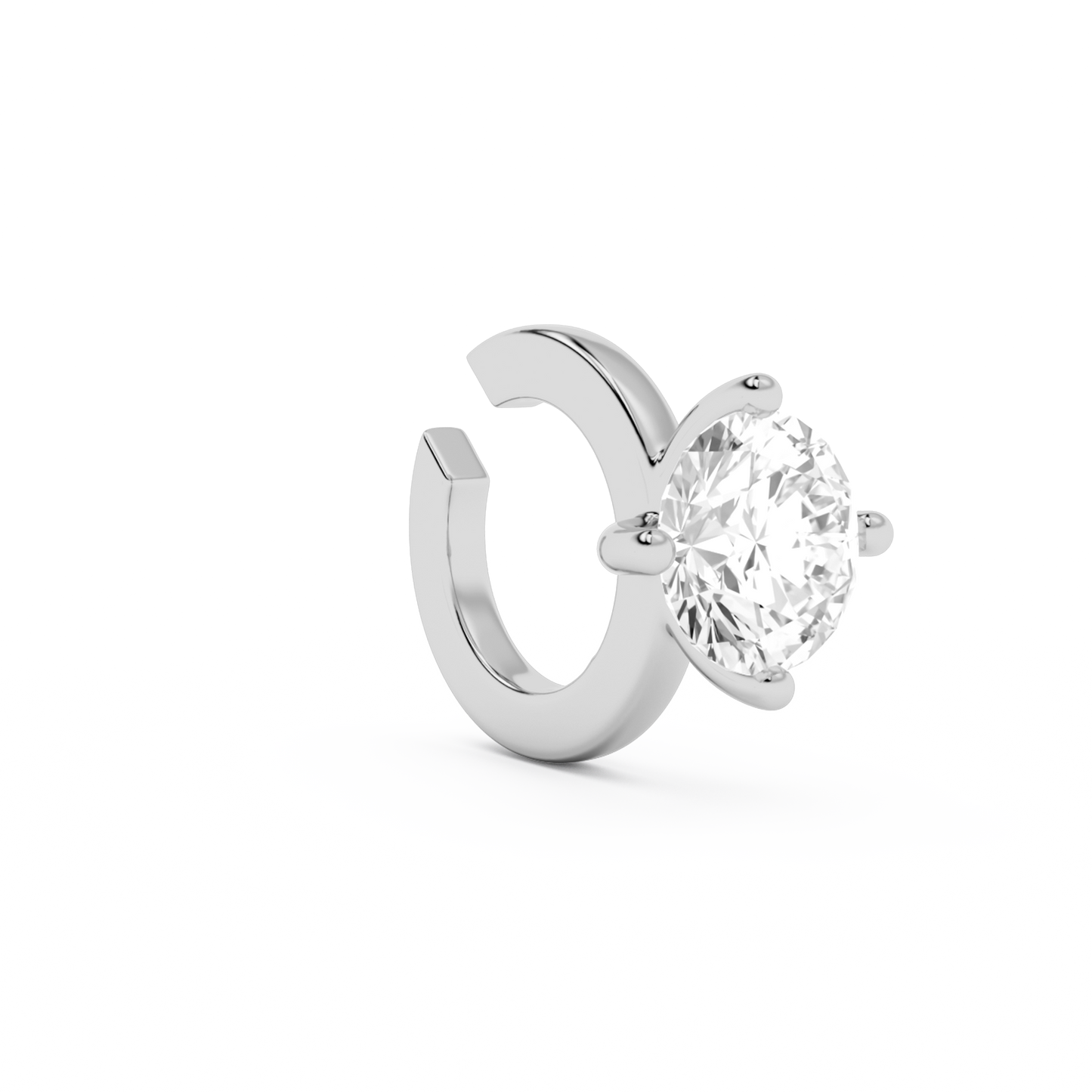 SOLITAIRE CLASSIC EARCUFF