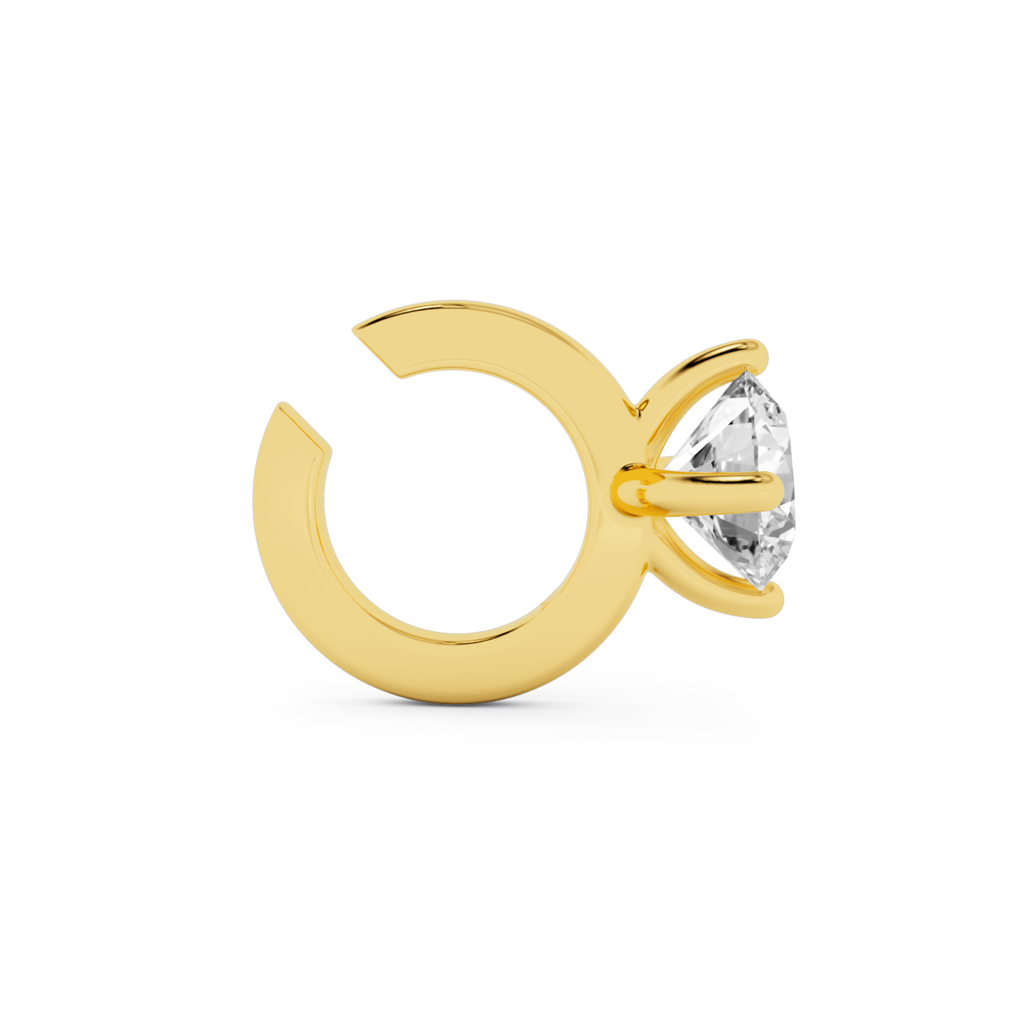 SOLITAIRE CLASSIC EARCUFF