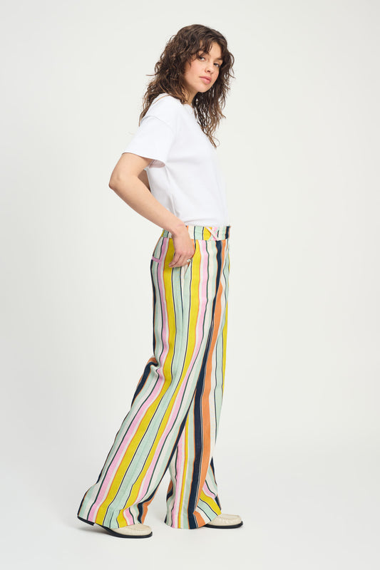 Pom Paradise stripes pant