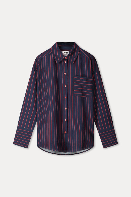 Pom Beau twill striped