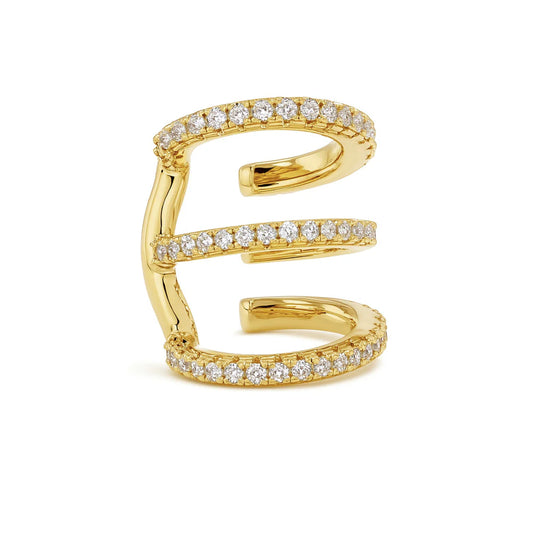 TRIO IVY DIAMOND EARCUFF