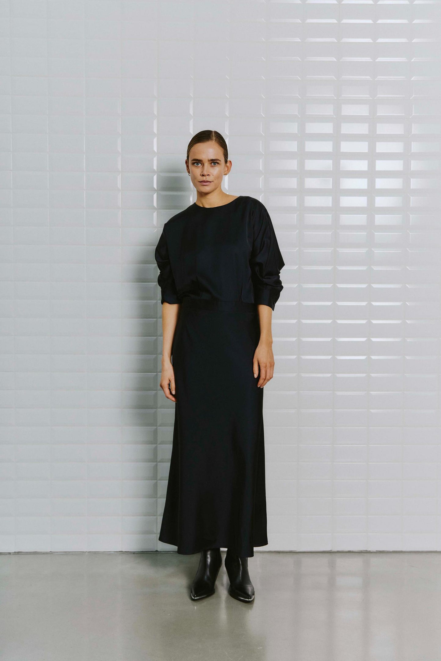 Dagmar sateen dress