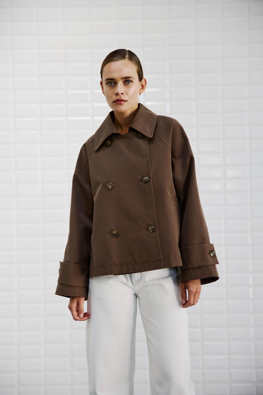 Jimberly short trench