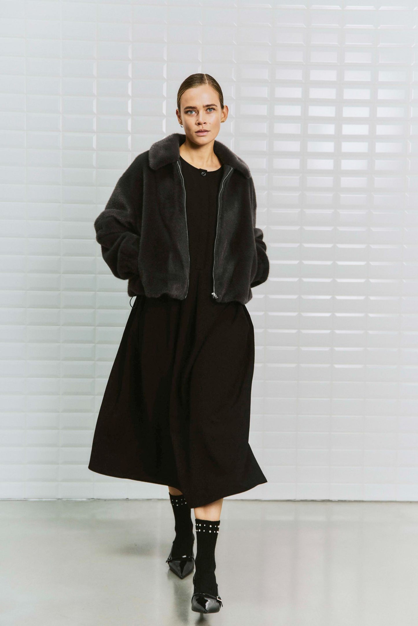 Nohr faux fur jacket