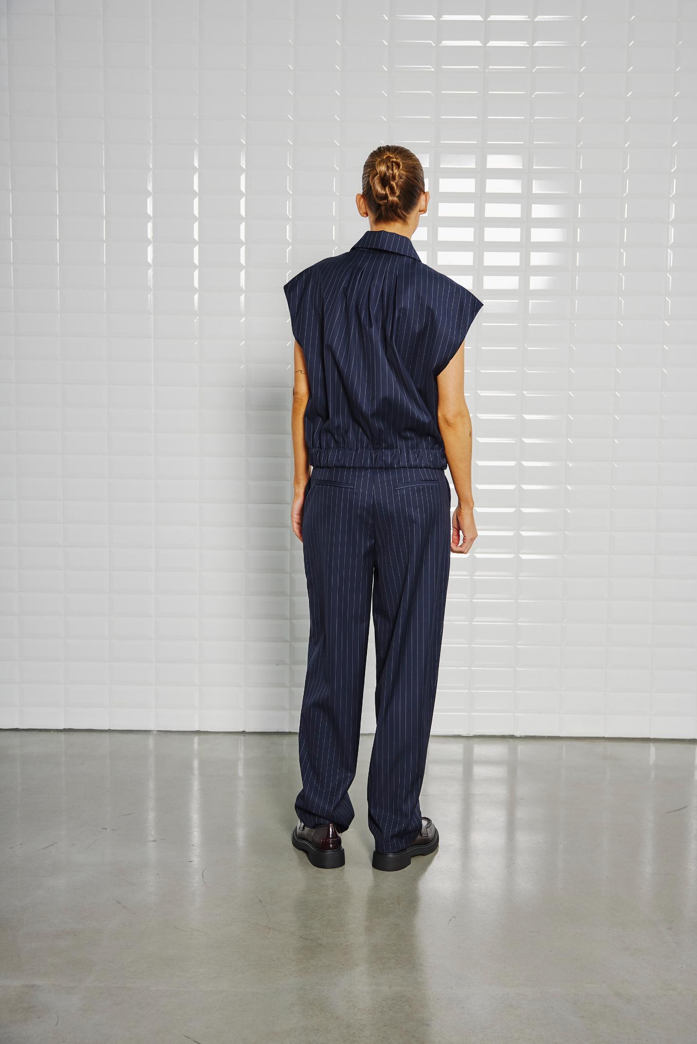 Valentina striped vest