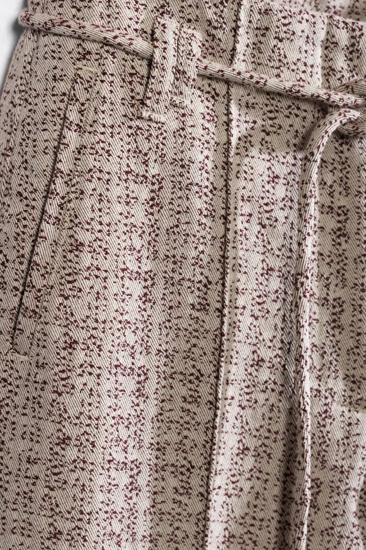 Bliss ecru burgundy