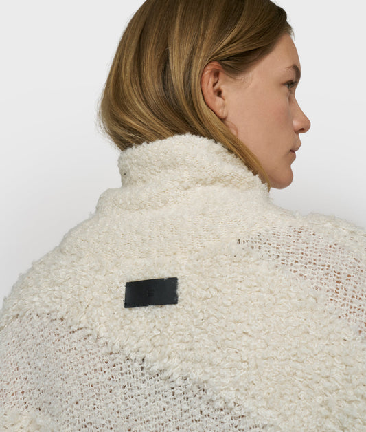 Loop knit sweater