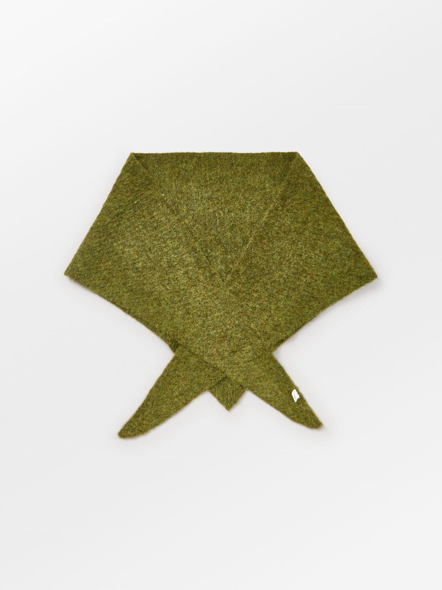 Alpaca wool triangle scarf