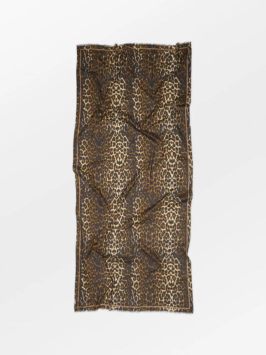 Leopa long cotta scarf