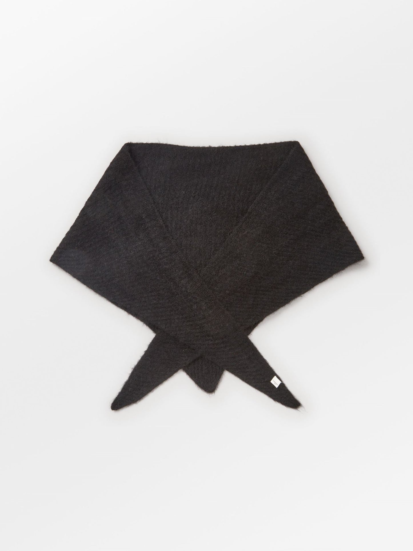 Alpaca wool triangle scarf