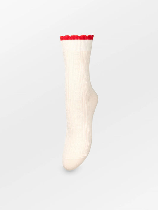 Scallop sock