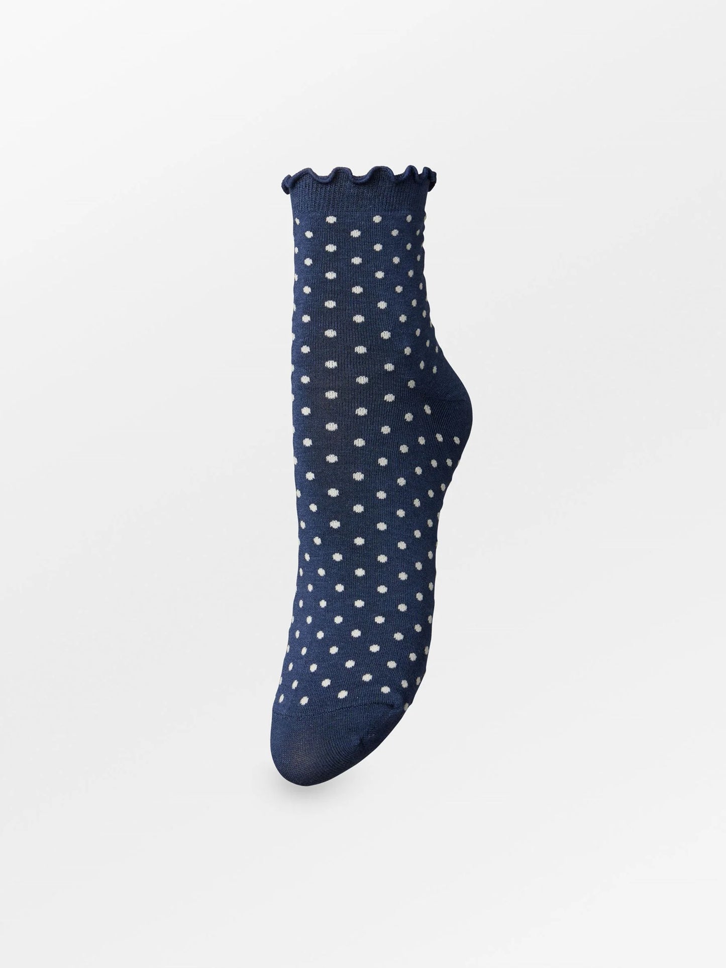 Dotted frilla short sock