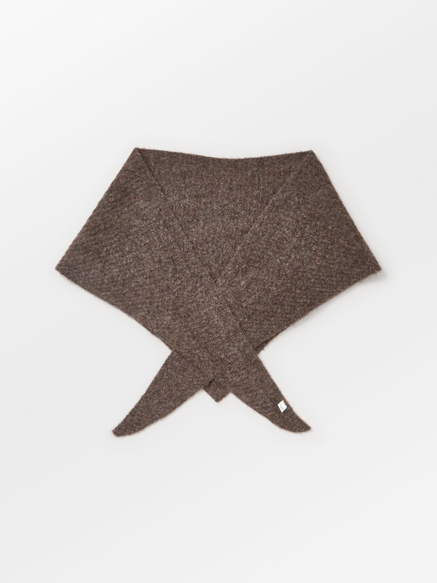 Alpaca wool triangle scarf