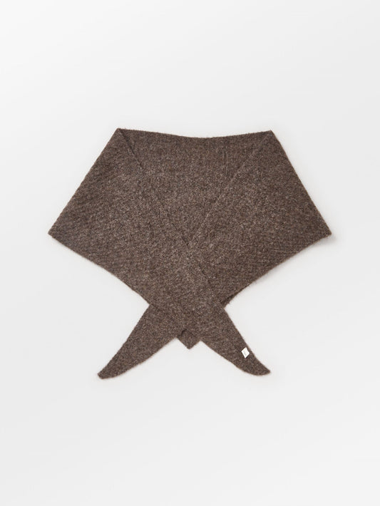 Alpaca wool triangle scarf