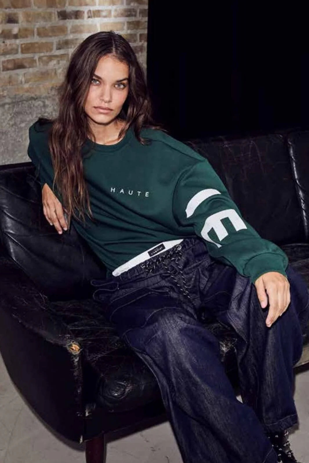 Maxi split logo sweat