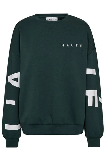 Maxi split logo sweat