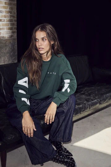 Maxi split logo sweat