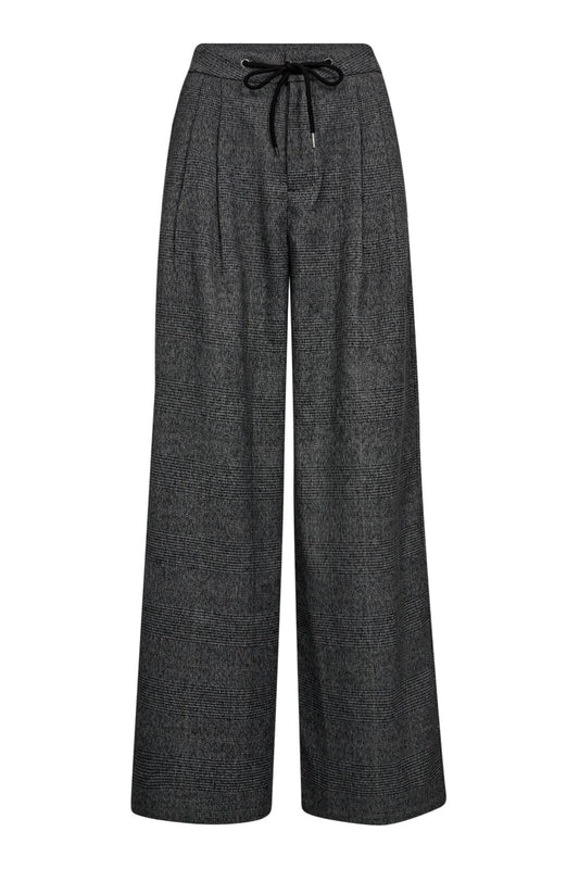 Michelle check tailor tie pants HL 10305