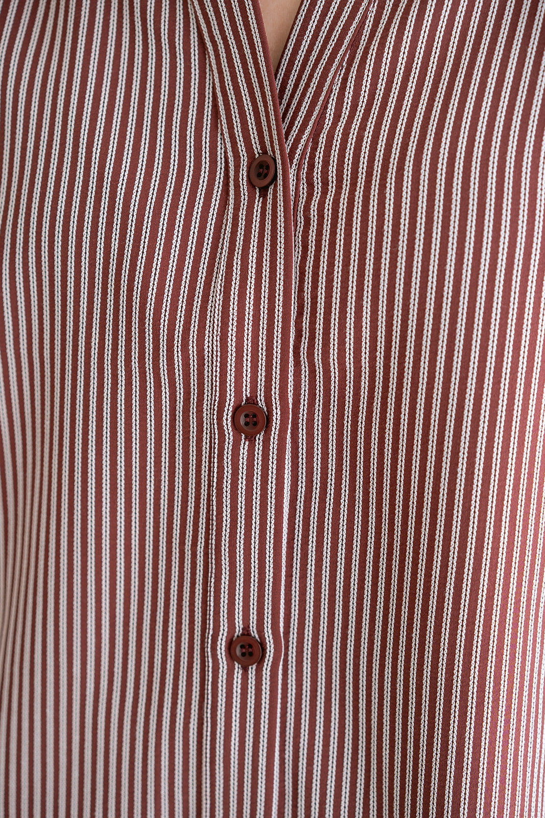 Manu Blouse streep bordeaux