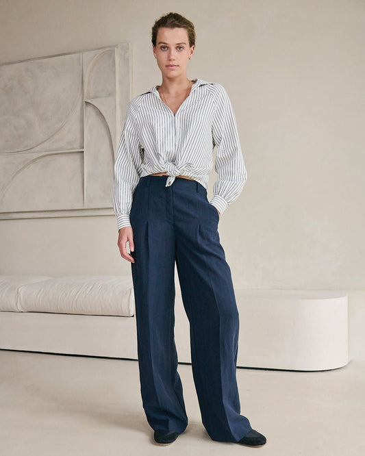 Moore pleated pant