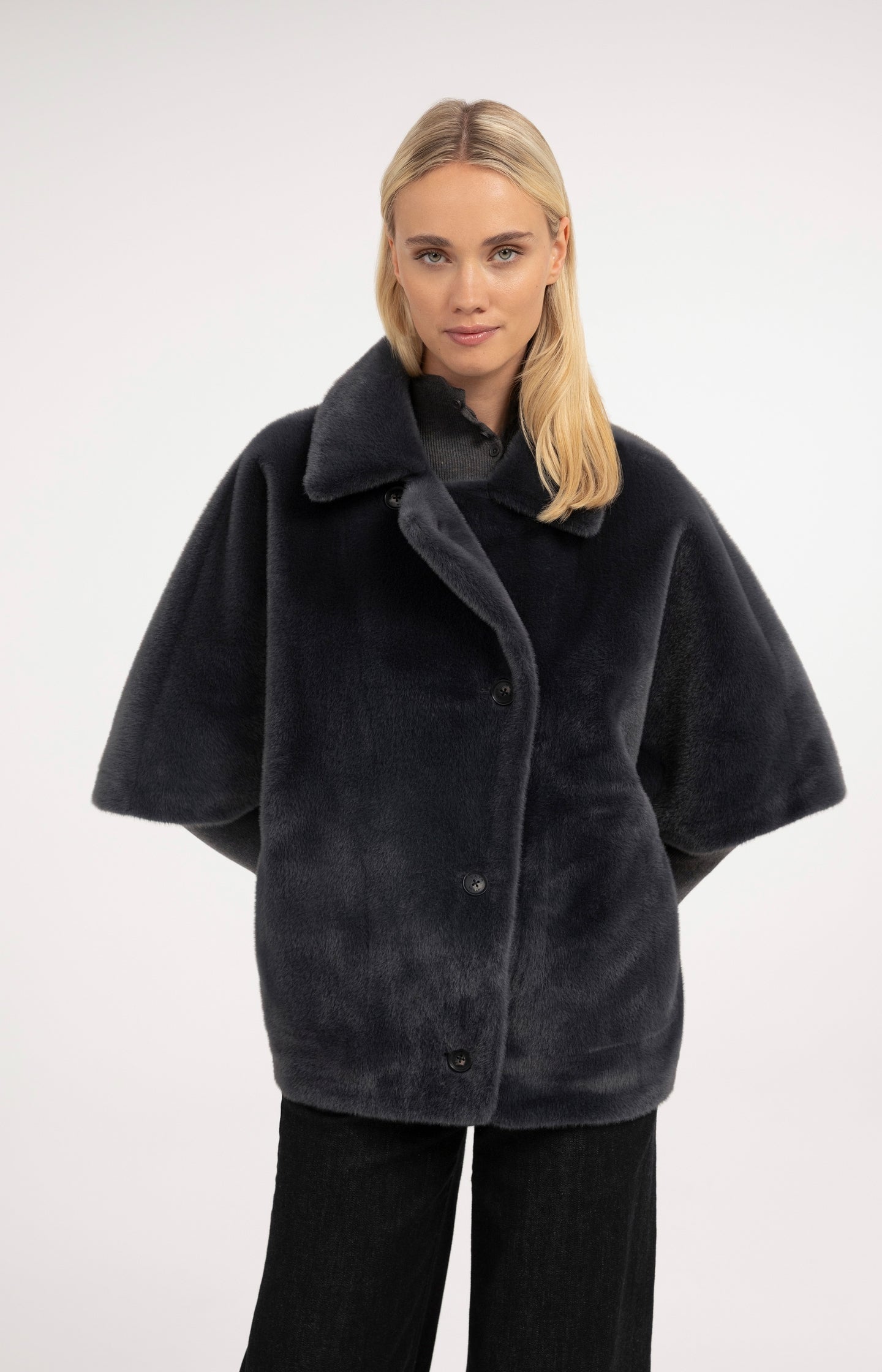 Ya omkeerbaar faux fur 009089
