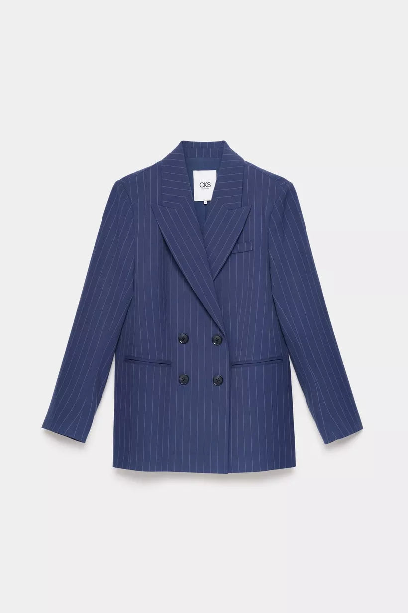 Selvia pinstripe blauw