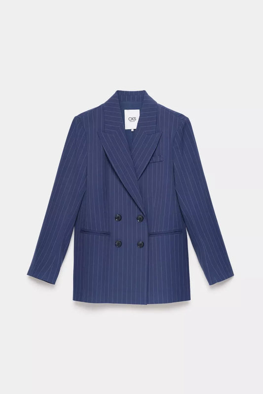 Selvia pinstripe blauw