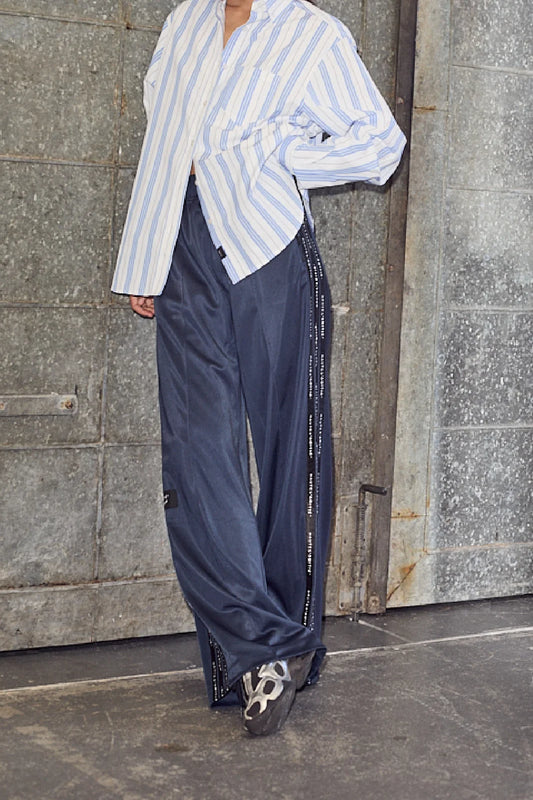 Logo tape track pant